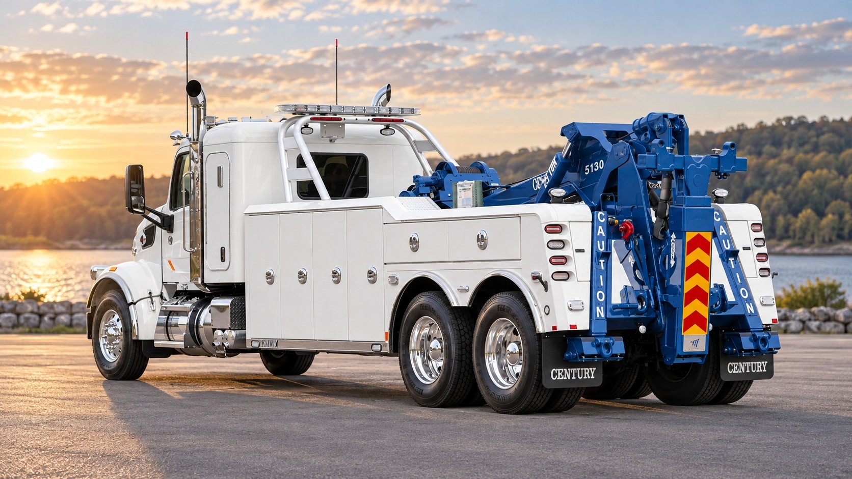 Century heavy-duty wrecker on a work chassis