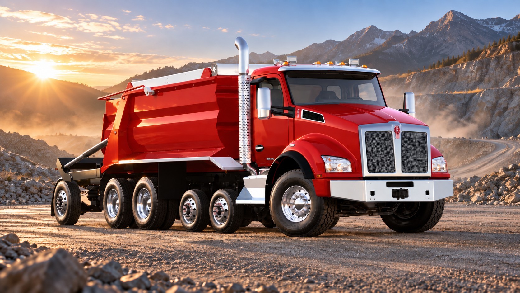 Kenworth vocational dump truck