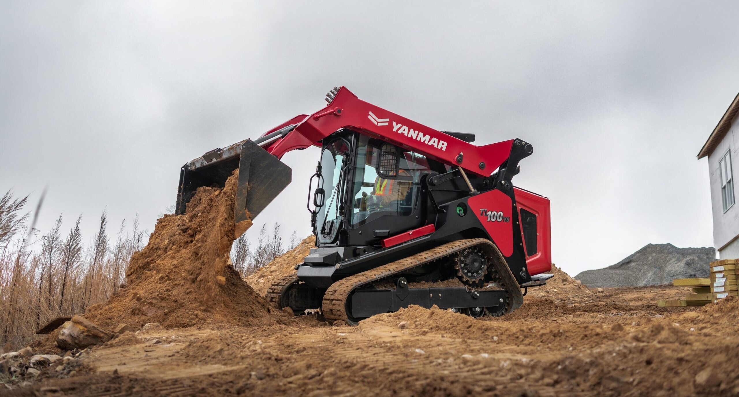 YANMAR compact track loader at work